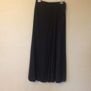 Dressy Silky Bell- bottom flare pants